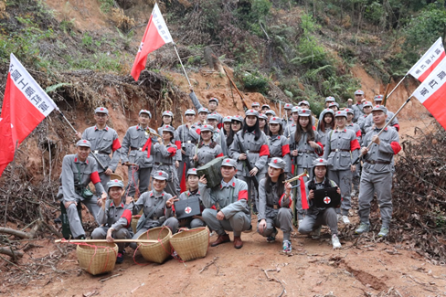 中海粵黨支部與中天粵黨總支聯合開展 “傳承鐵軍精神，點燃紅色初心”主題黨日活動